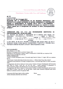 Cautadella Rosaria - Università Politecnica delle Marche