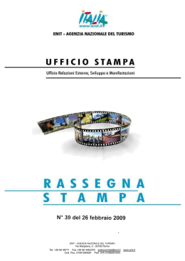 Via Marghera, 2 - 00185 Roma Tel. +39 06 49711 Fax +39 06