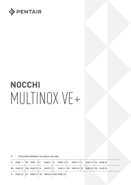 Multilanguage - Pentair Nocchi