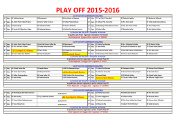 PLAY OFF 2015-2016 - EuroRipoli Volley ASD