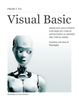 Manuale VisualBasic