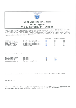 riunione del 29 novembre 2013