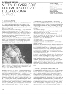 Sistemi di carrucole per l`autosoccorso della cordata (5a parte) (4.1