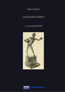 Vincenzo Gemito in una cronaca del 1905 - vesuvioweb