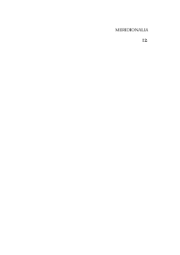 MERIDIONALIA - Aracne editrice