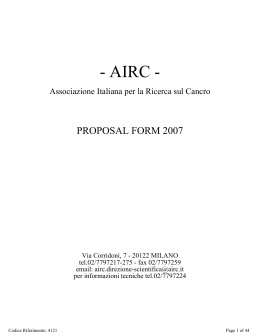 AIRC - Pharmagen