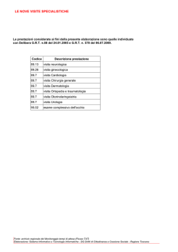 Visite specialistiche