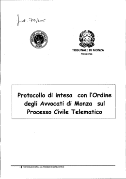 protocollo di intesa