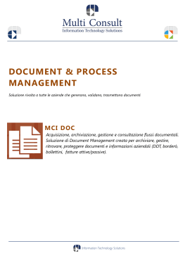 Document & Process Management: la Brochure