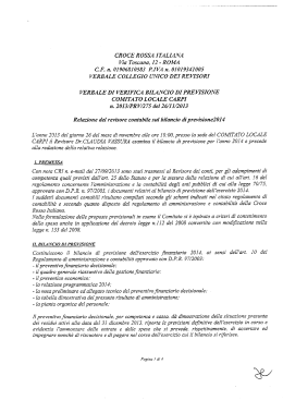 CROCE ROSSA ITALIANA Via Toscana, 12 - ROMA - CRI