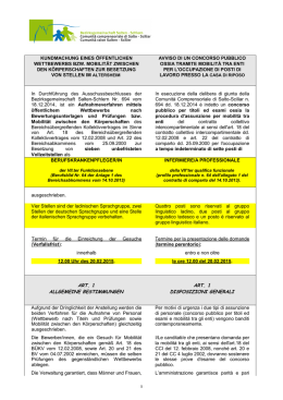 infermiere/a professionale bando