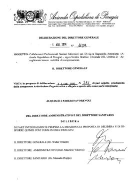 ` " ` . __ "L`ira" " - Azienda ospedaliera Perugia