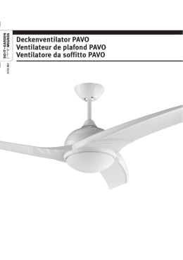 Deckenventilator PAVO Ventilateur de plafond - Migros
