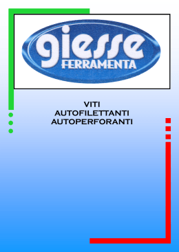 VITI AUTOFILETTANTI AUTOPERFORANTI