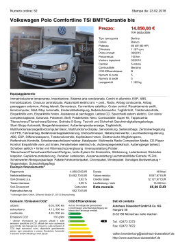 Volkswagen Polo Comfortline TSI BMT*Garantie bis