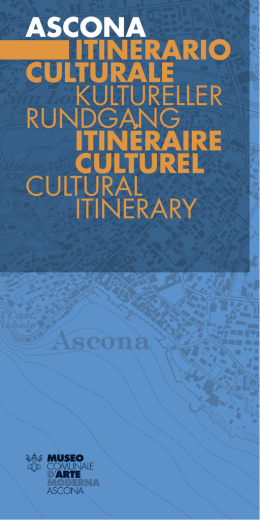 Scarica l`itinerario culturale di Ascona in versione - Ascona