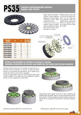 ps35piastre supplementari radiali radial top plates