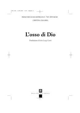 L`osso di Dio - Dario Flaccovio Editore