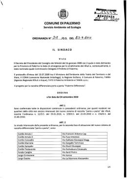Visualizza l`ordinanza sindacale n 317 del 23 settembre 2010
