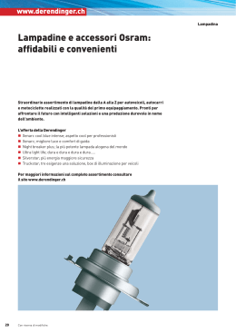 Lampadine e accessori Osram: affidabili e convenienti