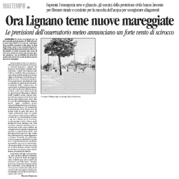 Ora Lignano teme nuove mareggiate