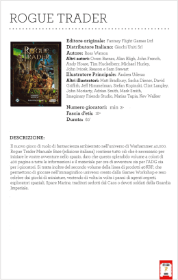 RGGUE TR&Agrave;DER - Gioco dell`Anno