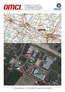 Via Magellano, 10 - Loc. Cavazzona 41013 Castelfranco Emilia (MO