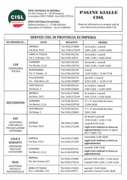 scarica in formato pdf le nostre pagine gialle