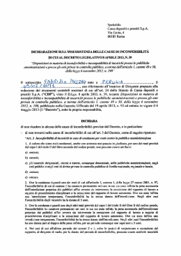 Via Goito, 4 - Cassa Depositi e Prestiti