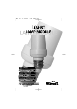 Marmitek LM15 user manual