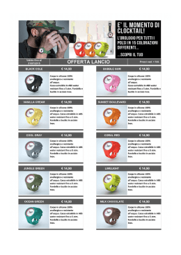 Scarica catalogo colcktail - Gierre Promozioni Gadgets