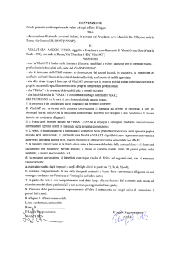 Convenzione Viasat-Anai