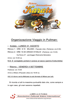 0rganizzazione Viaggio in Pullman: