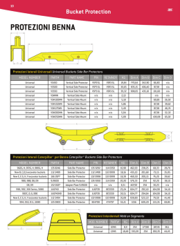 Scheda tecnica Protezioni benna