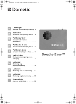 Breathe Easy Portable Air Purifier Manual
