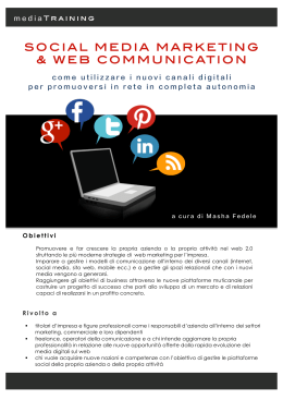 Social Media Marketing & Web Communication