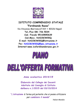 P.O.F. - IC "F. Russo"