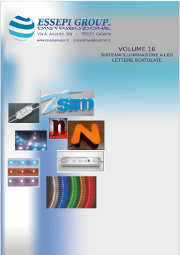 Vol 16 CATALOGO Led e lettere scatolate
