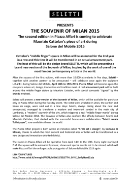 THE SOUVENIR OF MILAN 2015