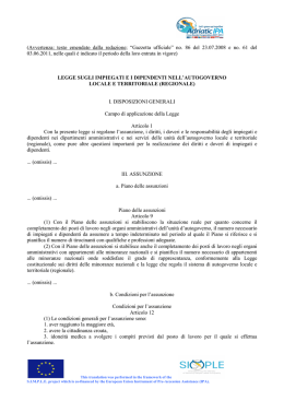 Legge sugli impiegati e i dipendenti nell autogoverno locale e