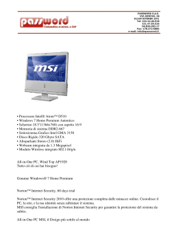 • Processore Intel® Atom™ D510 • Windows 7 Home Premium