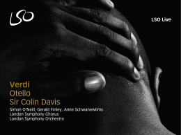 Verdi: Otello - Sir Colin Davis