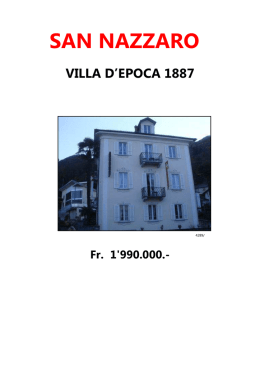 doc neutrale S. Nazzaro villa