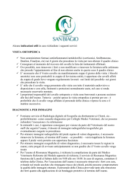Informazioni Utili - Clinica Equina San Biagio