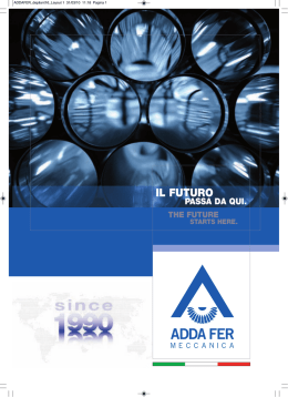 IL FUTURO - Adda Fer Tube Mills