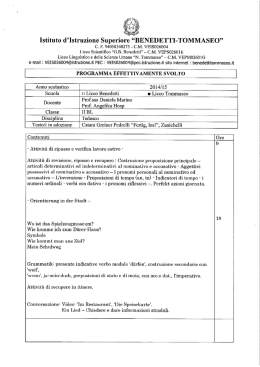 Istituto d`Istruzione Superiore &ldquo;BENEDETTI-TOMMASEO&rdquo;