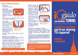 Istruzioni di utilizzo auto elettrica