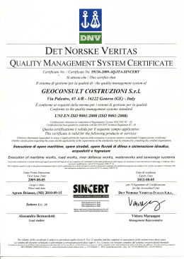 DET NORSKE VERITAS
