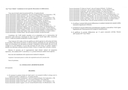 Asp “Casa Valloni”. Conduzione terreni agricoli. Discussione e/o