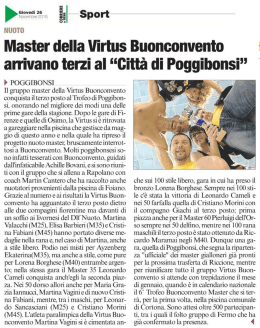 Corriere di Siena - Virtus Buonconvento